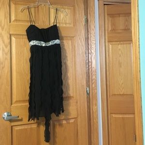 Ignite Black Dress with Beaded Belt